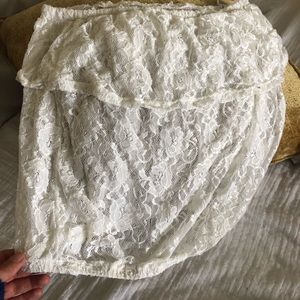 White Lace Tube top!
